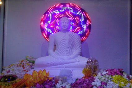 Opening of the new Buddhist Shrine in the office